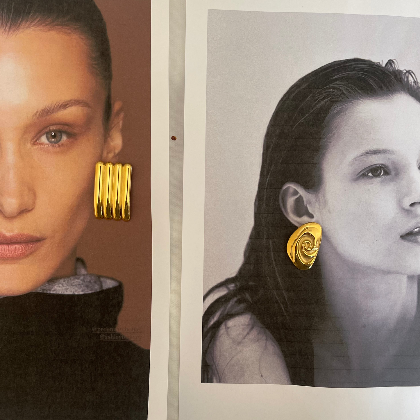 RIBBED EARRINGS